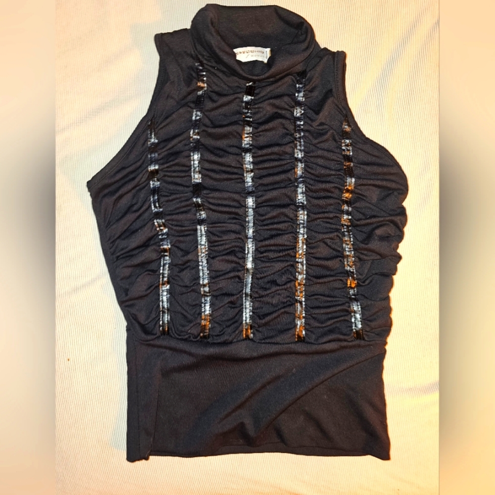 Black Specchio Top
